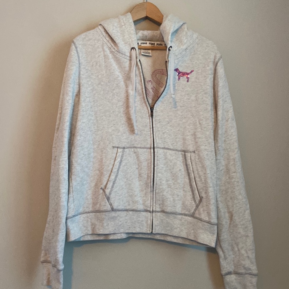Victoria’s Secret PINK - sequin zip up
